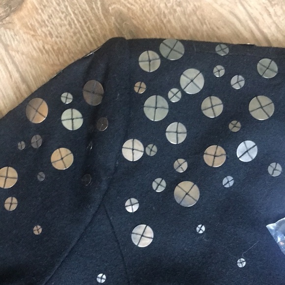 ❌sold❌Tam | NWT sequin wool black blazer. size 12 - Picture 2 of 7